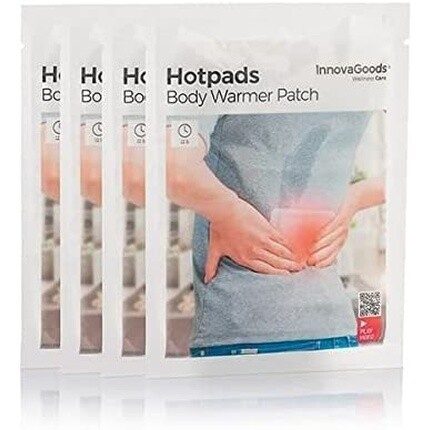 

Innovagoods Hotpads Клейкие термопластыри для тела, 4 шт., 240 г, упаковка из 4 шт.
