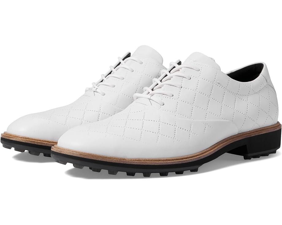 Кроссовки ECCO Golf Classic Hybrid Hydromax Golf Shoes, цвет White Cow Leather black white leather men golf shoes classic style outdoor golf training sneakers plus size 38 47 mens golf trainers leather shoes