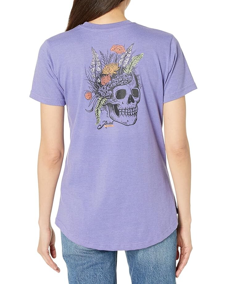 

Футболка Ariat Rebar Cotton Strong Roughneck Graphic T-Shirt, цвет Corsican Blue Heather