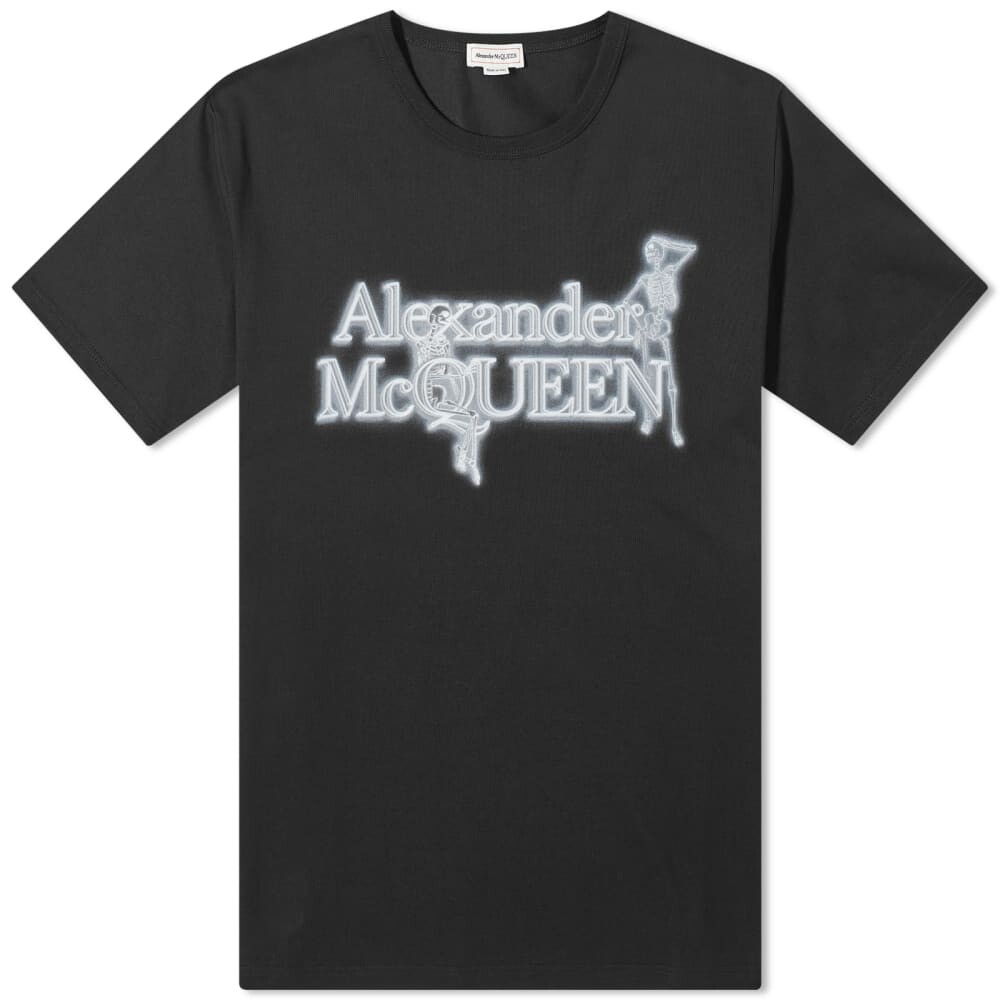 

Alexander McQueen Неоновая футболка со скелетом