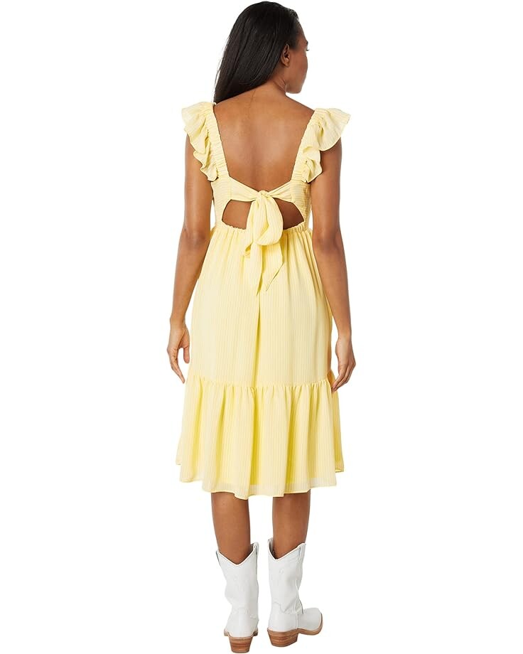 

Платье BCBGeneration Midi Dress V1VX3D28, цвет Pale Banana/White Stripe