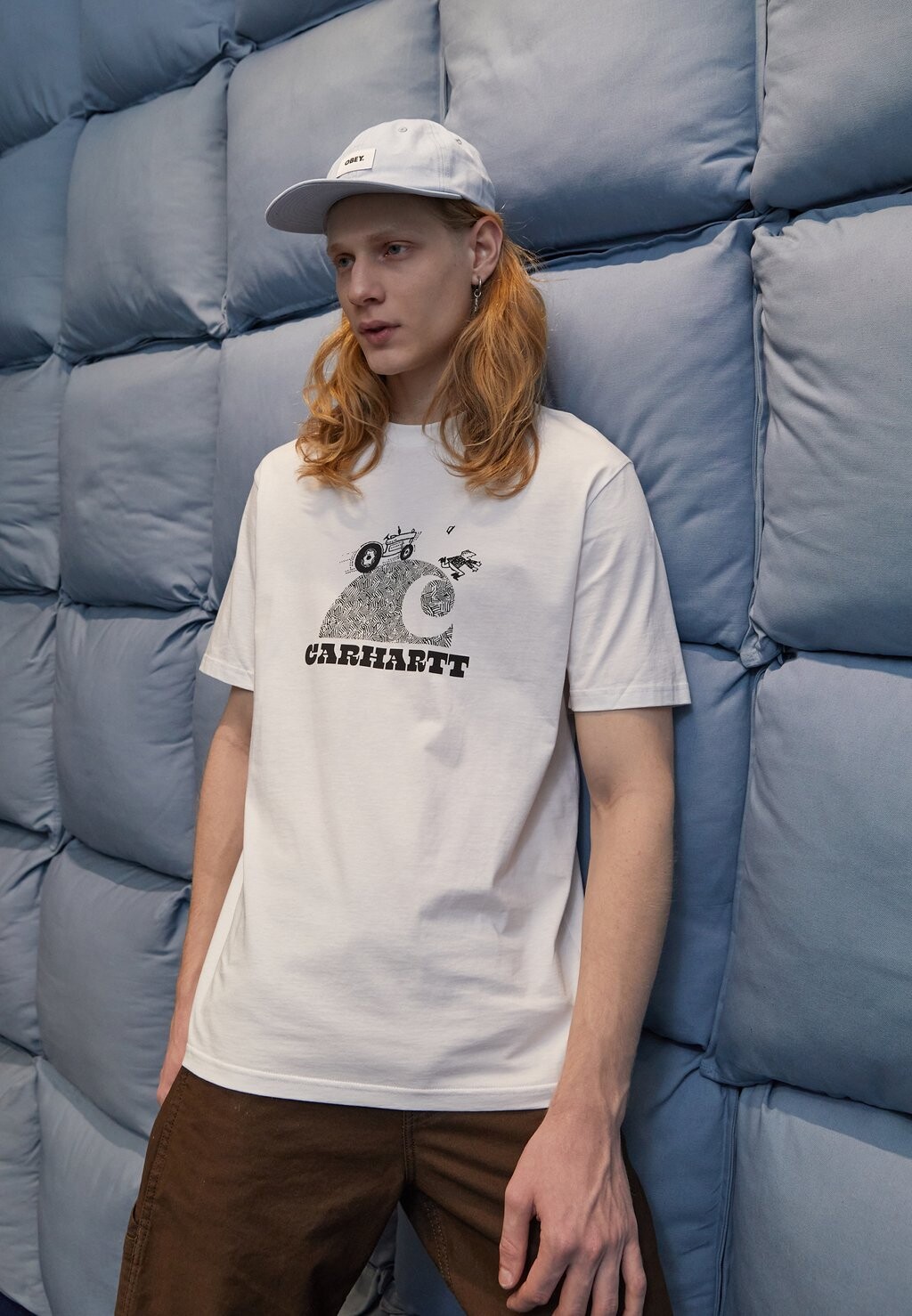 

Футболка с принтом Carhartt WIP, белый