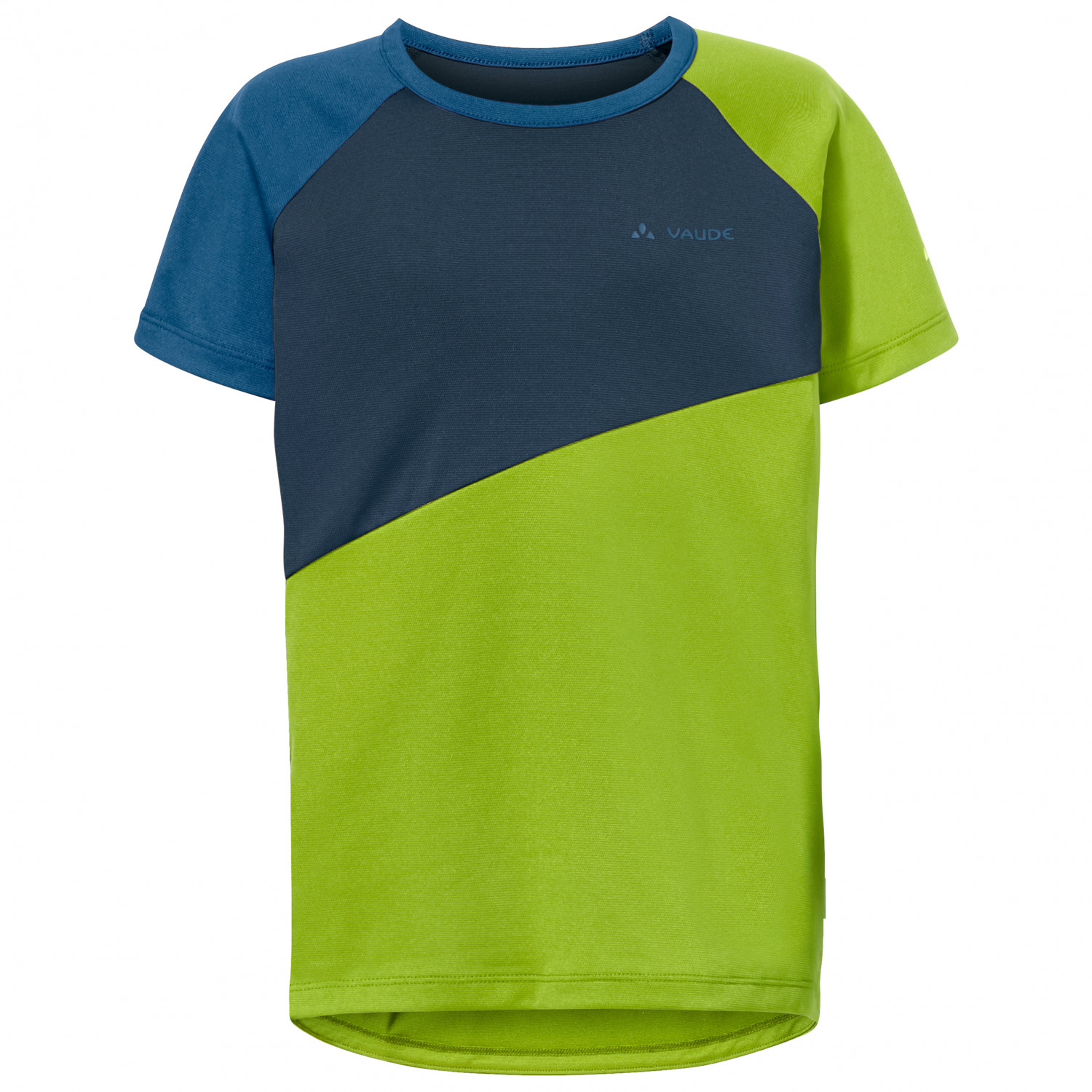 Функциональная рубашка Vaude Kid's Moab T Shirt II, цвет Chute Green велосипедный трикотаж vaude moab l s t shirt vi цвет khaki uni