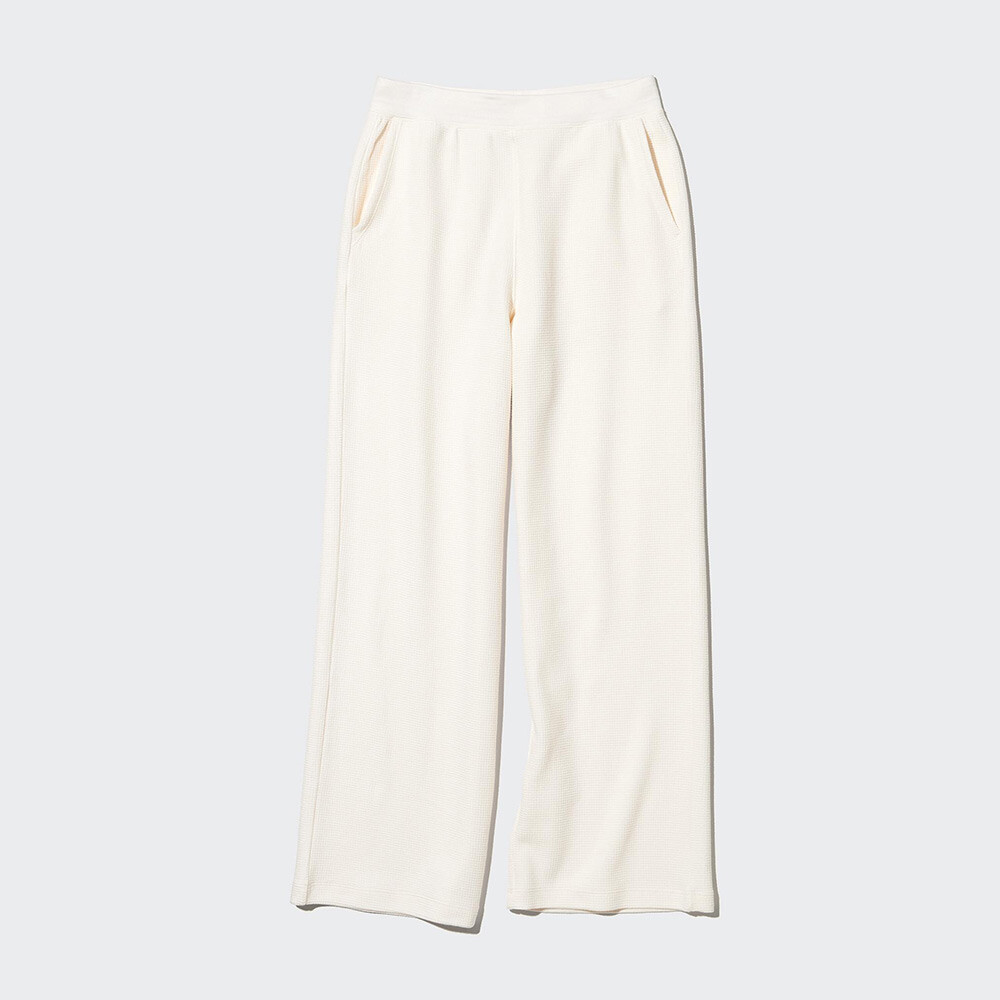

Брюки Uniqlo Женские свободные повседневные, белый