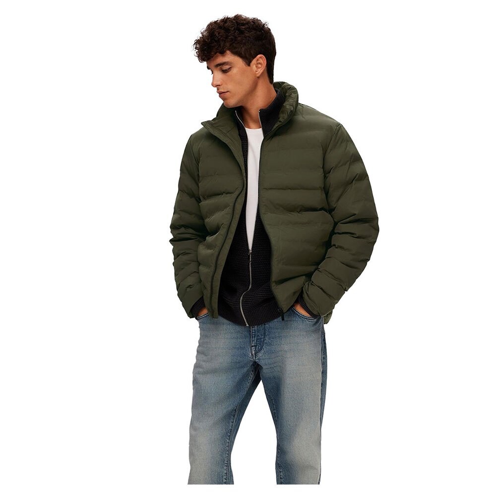 

Куртка Selected Barry Quilted, зеленый