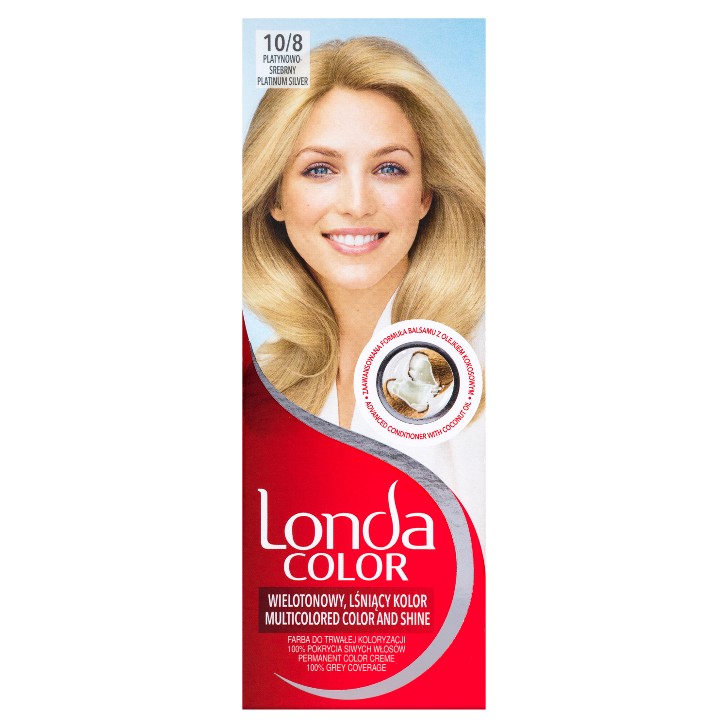 Краска для волос 10/8 платина-серебро Londa Color, 1 упаковка