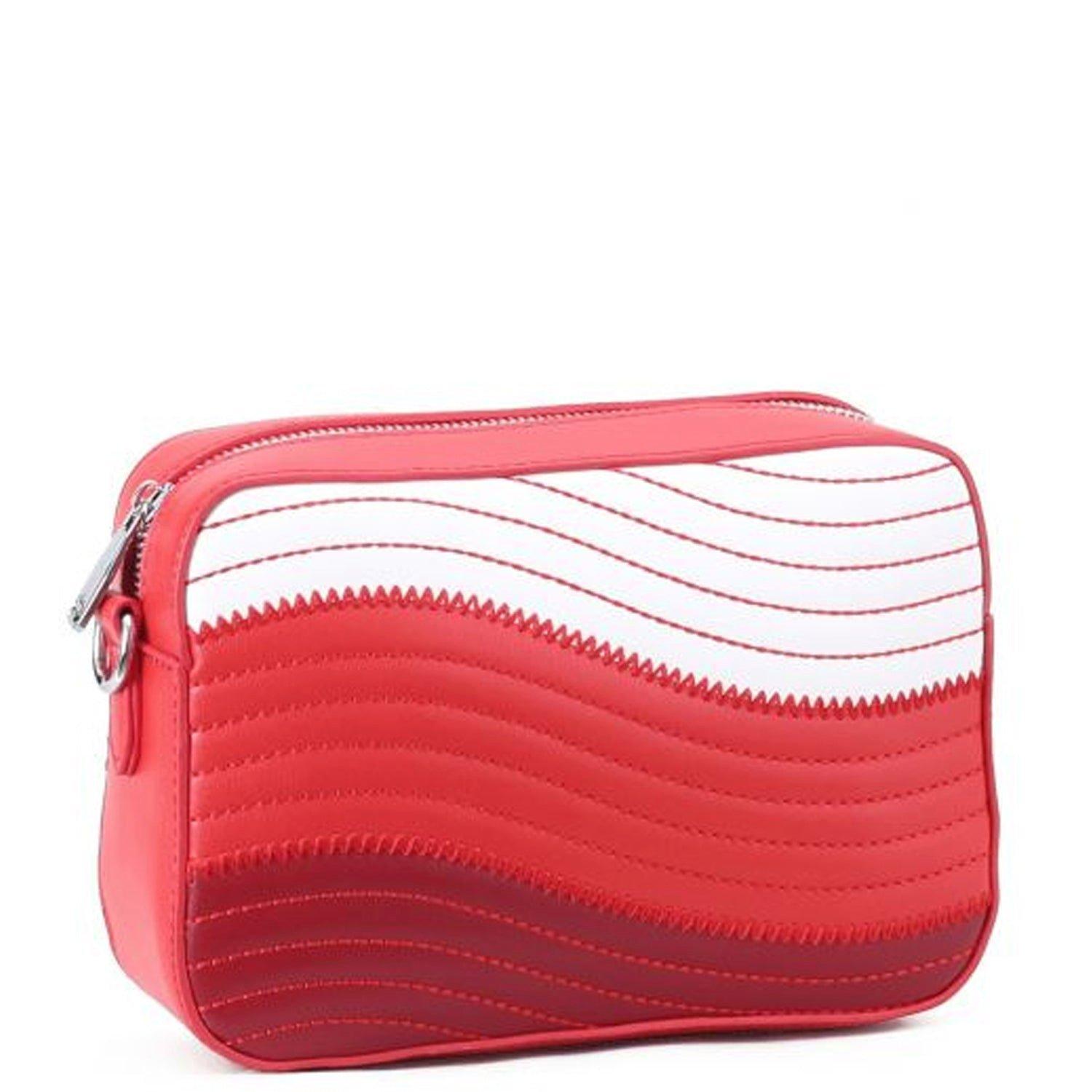 цена Красная сумка через плечо из веганской кожи в стиле пэчворк | БНИЭИ Sostter, красный