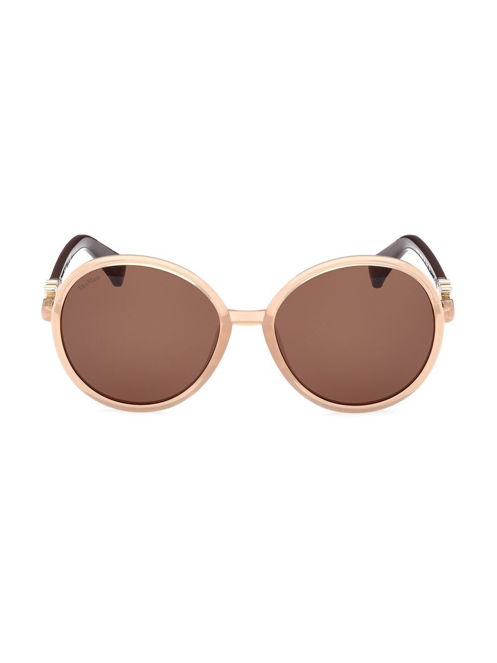 

Круглые солнцезащитные очки Emme 58 мм Max Mara, коричневый