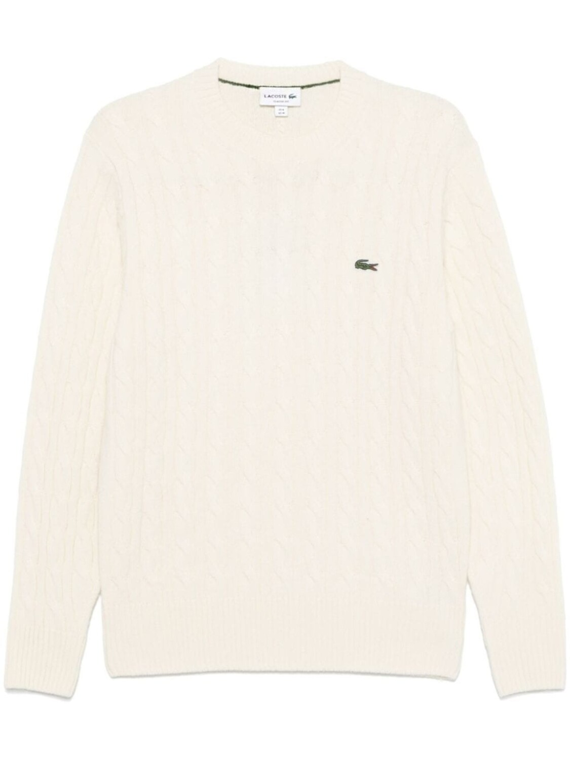 

Свитер фактурной вязки Lacoste, нейтральный цвет