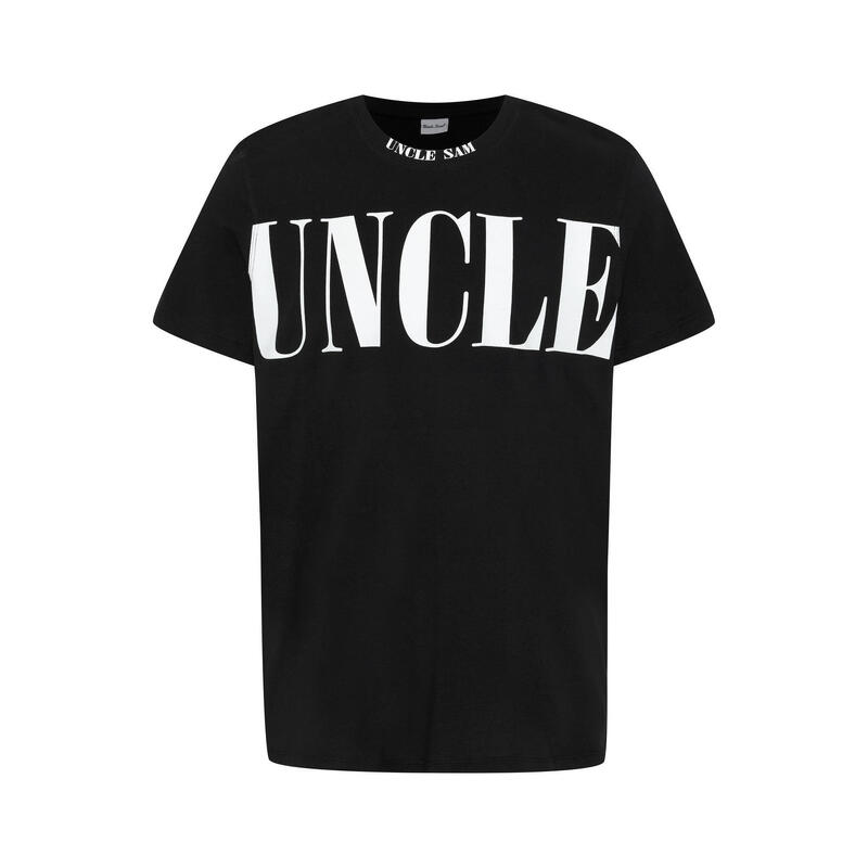 Футболка с логотипом UNCLE SAM, цвет schwarz шорты с карманами uncle sam цвет schwarz