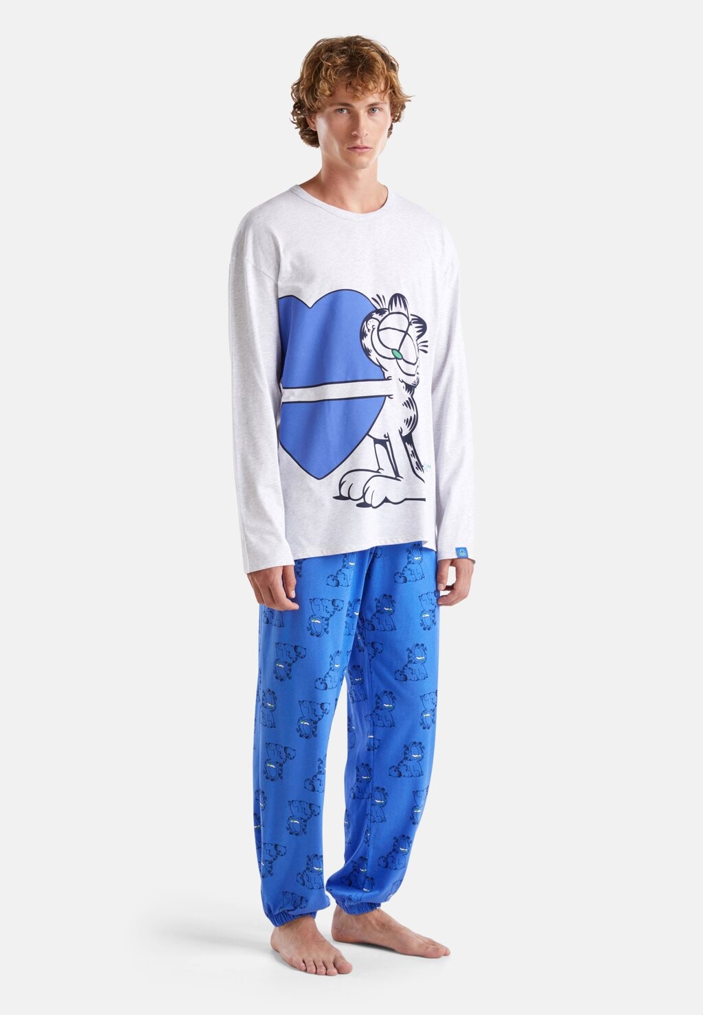 

Пижамные штаны WITH GARFIELD PATTERN ELASTICATED United Colors of Benetton, синий