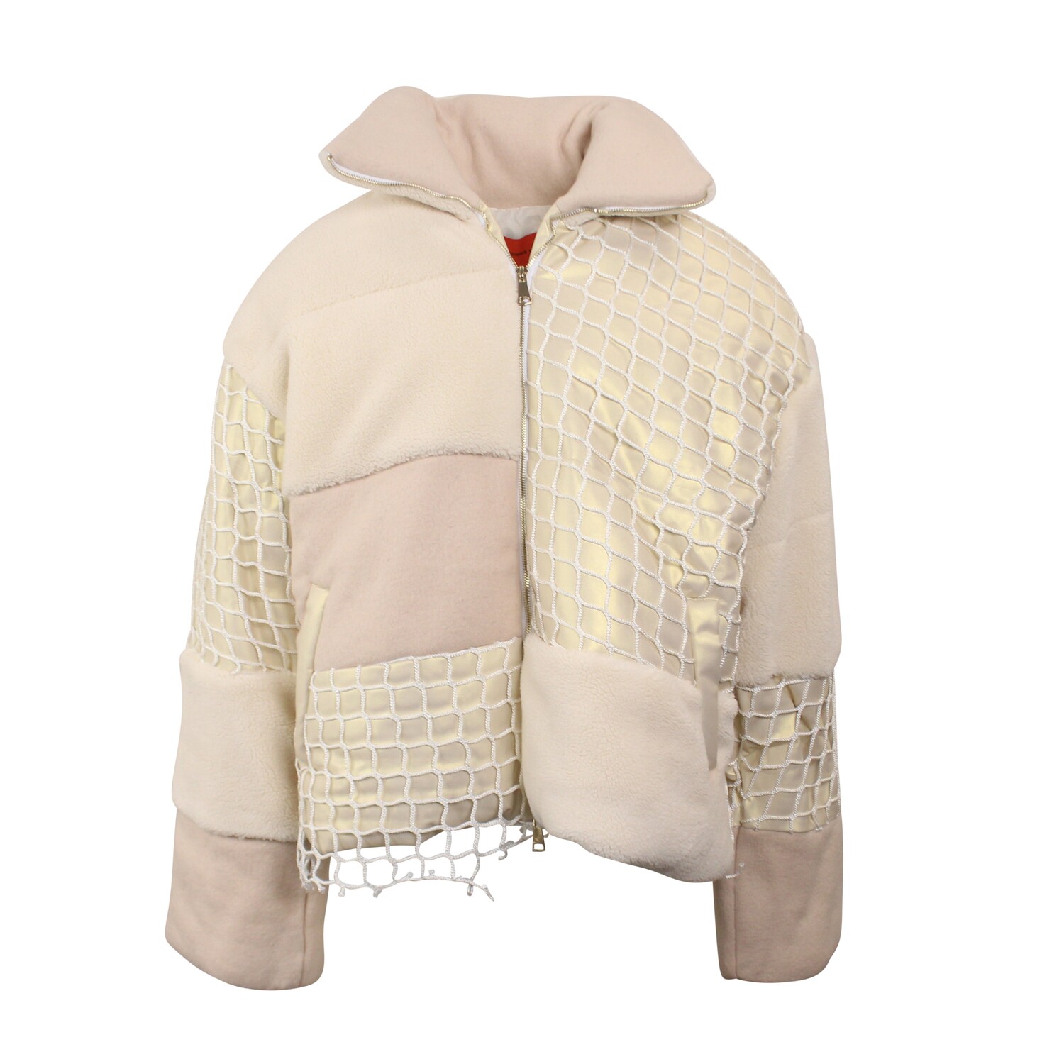 

Off White Пейзаж с высоты птичьего полета Puffer Who Decides War, белый