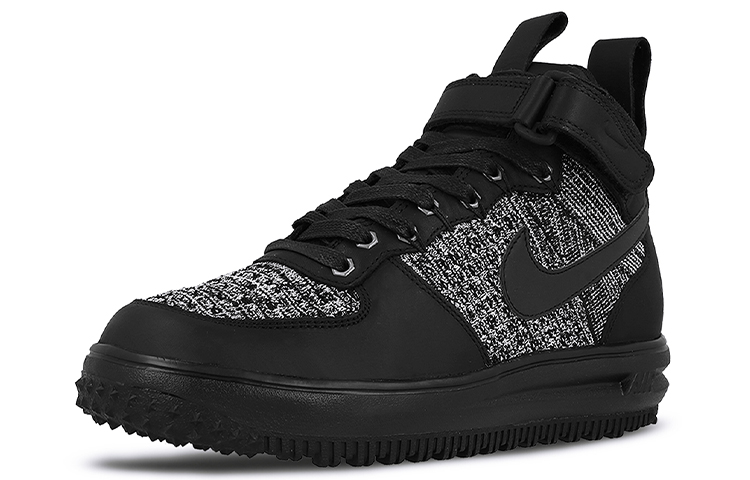 

Кроссовки на высоком каблуке Nike Wmns Air Force 1 Flyknit Workboot, черные