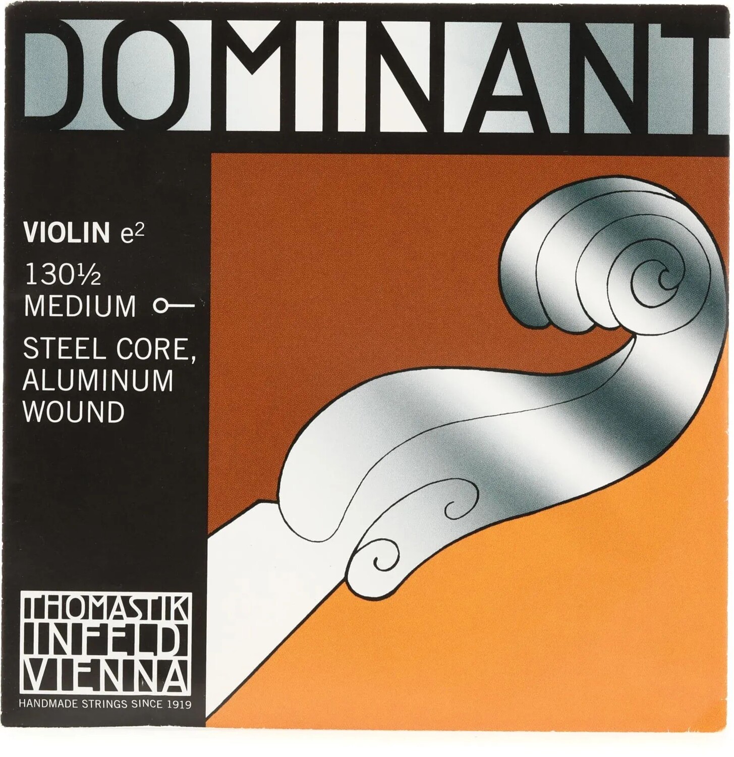 

Thomastik-Infeld 130 Dominant Violin E Струна - алюминиевая обмотка размера 1/2 с шаровым наконечником