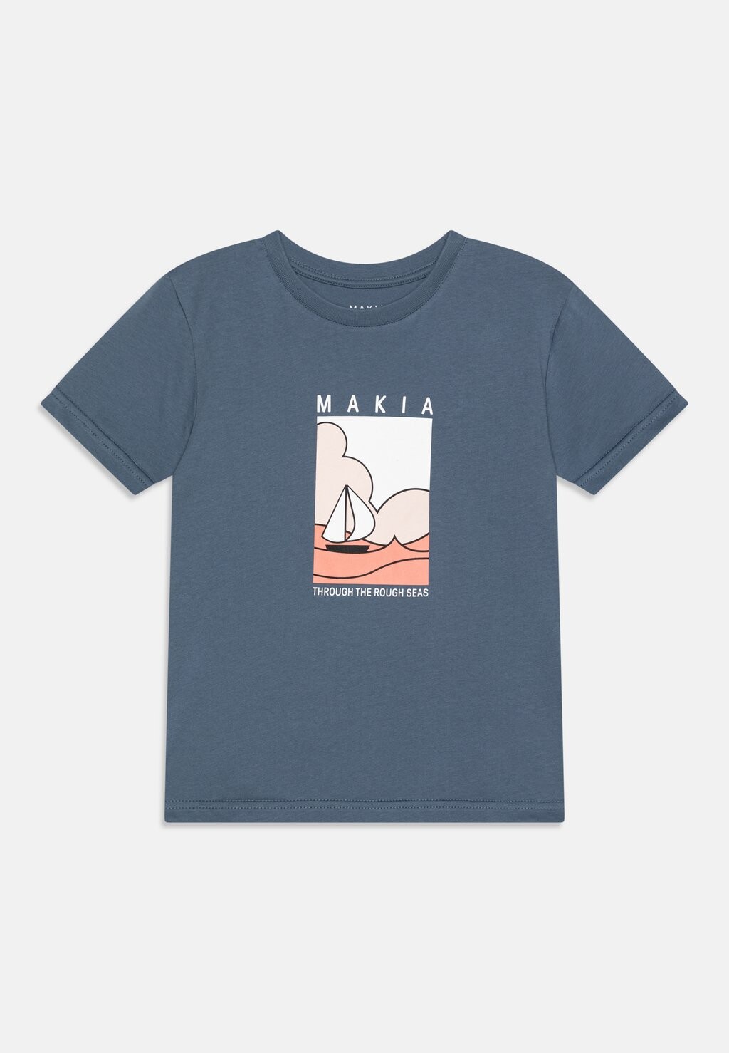 

Футболка с принтом SAILAWAY UNISEX Makia, цвет fog blue
