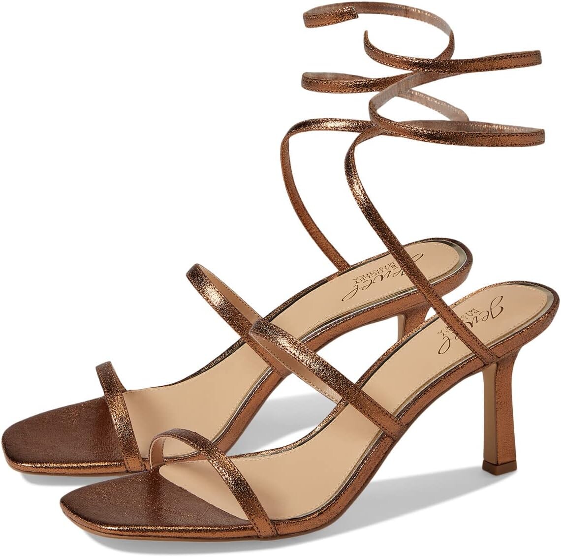 

Босоножки Reina Jewel Badgley Mischka, бронза