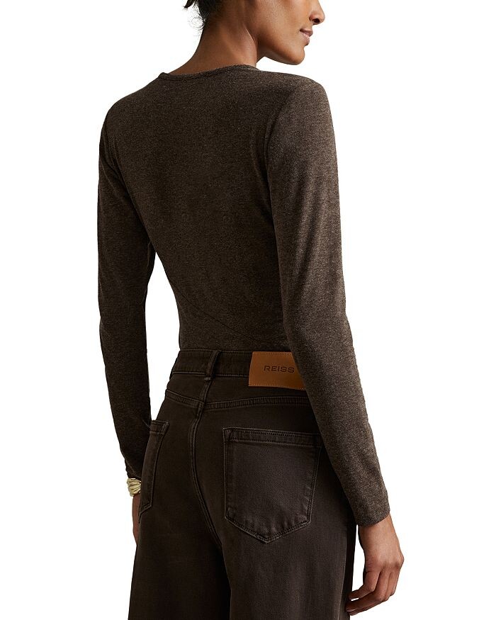 

Асимметричный топ REISS Ana, коричневый