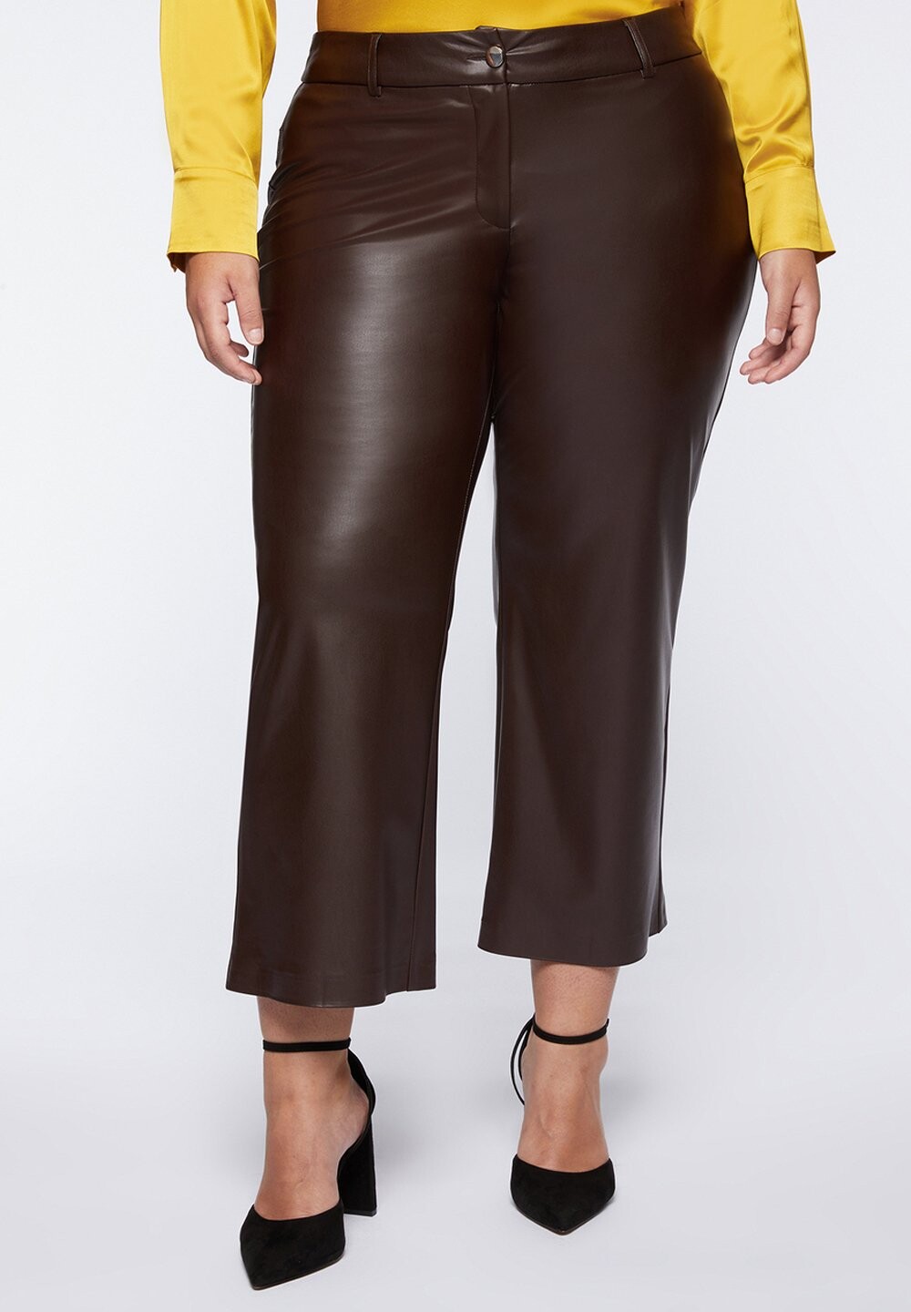

Брюки Cropped Fiorella Rubino, коричневый