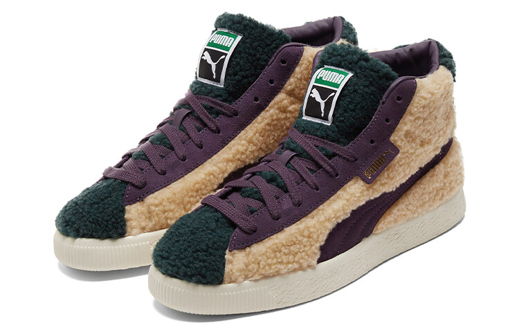 

Кроссовки Puma Unisex Basket Mid Vintage Коричневые/Зеленые