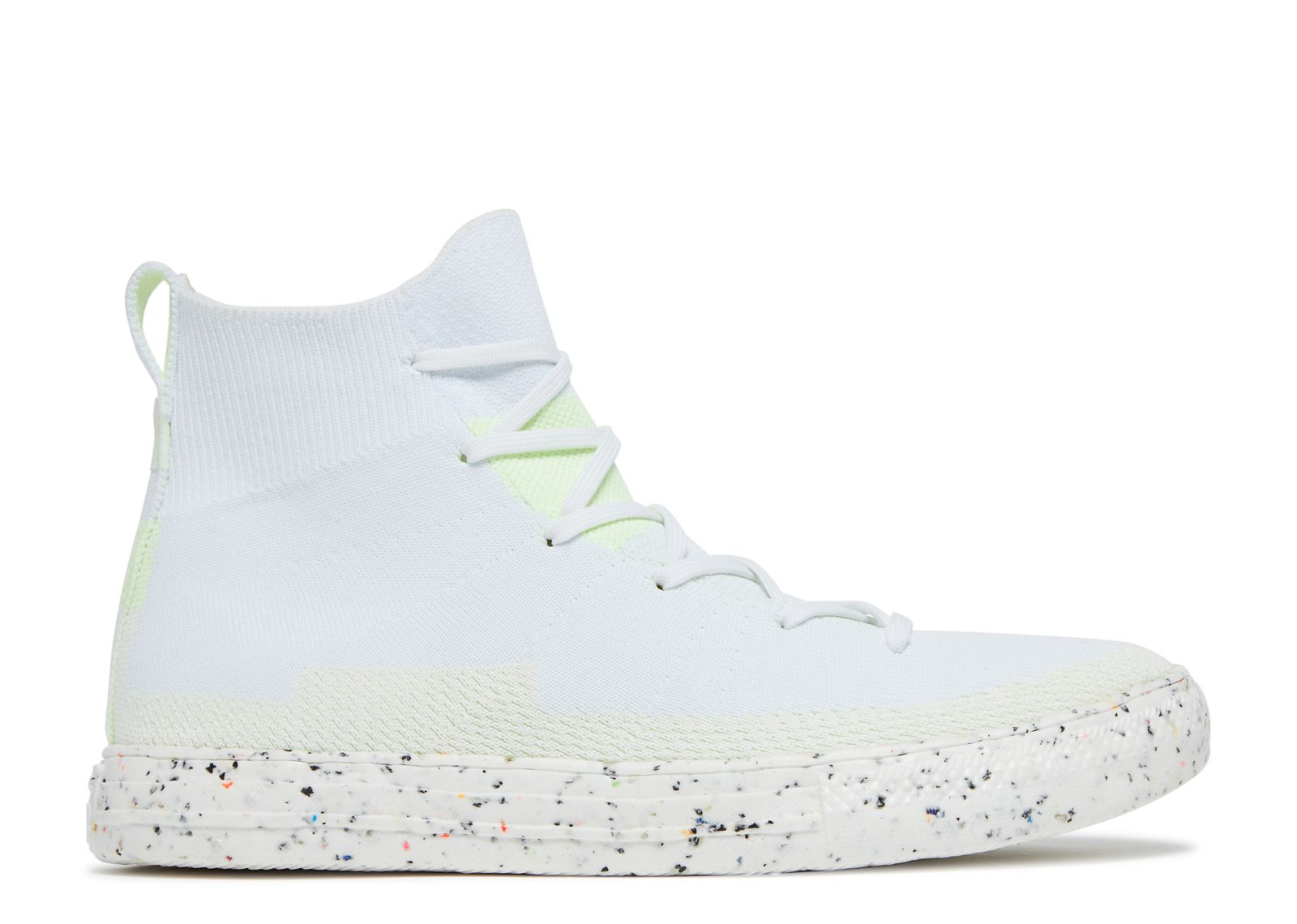 

Кроссовки Converse Chuck Taylor All Star Crater Knit High 'White Barely Volt', белый