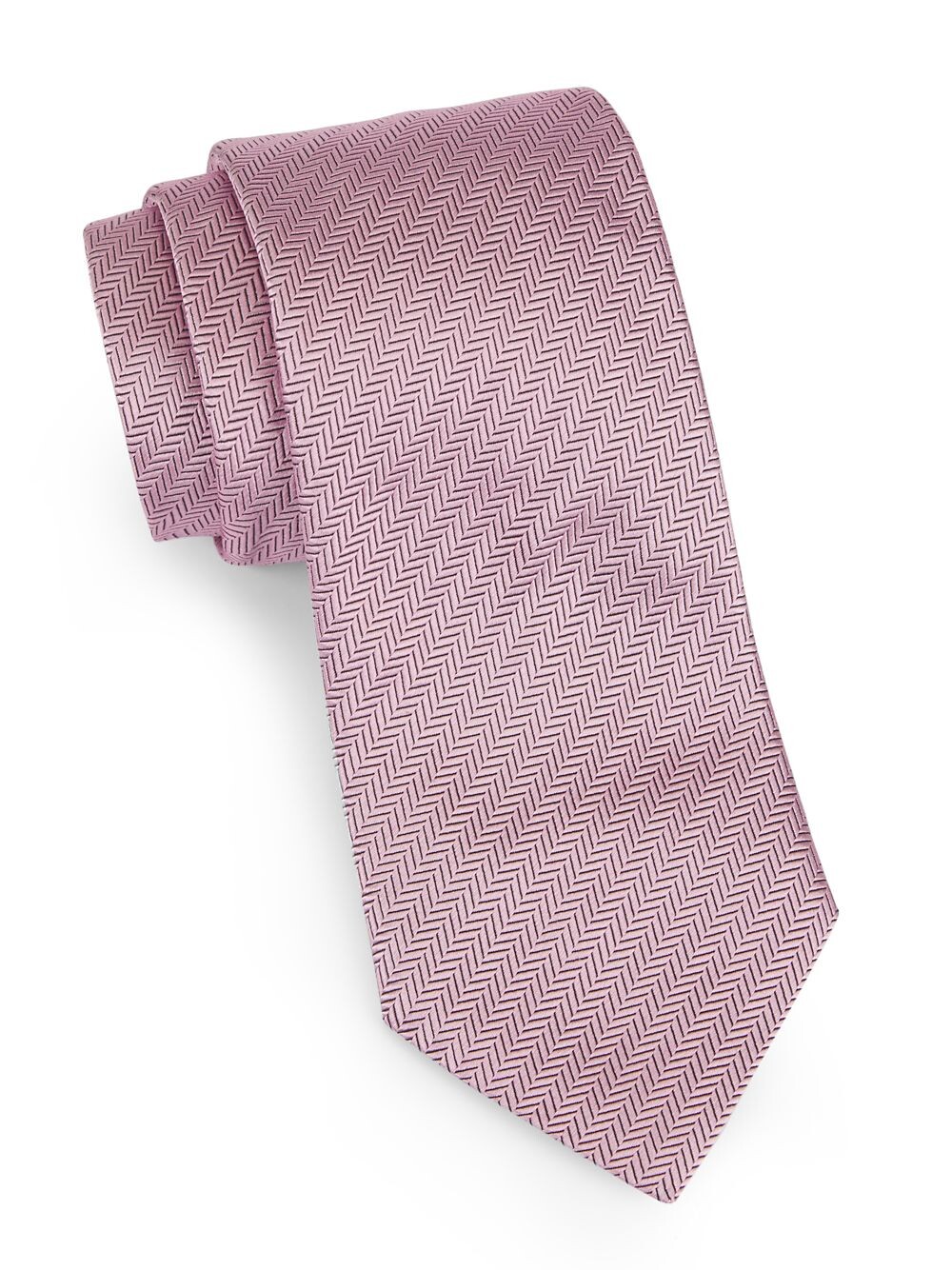 

Шелковый полосатый галстук Brera ZEGNA, розовый