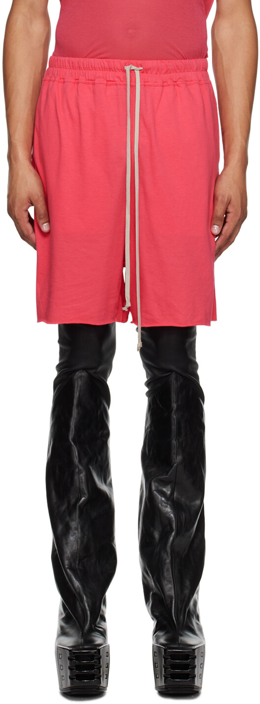 

Эксклюзивные розовые шорты Rick Owens SSENSE KEMBRA PFAHLER Edition