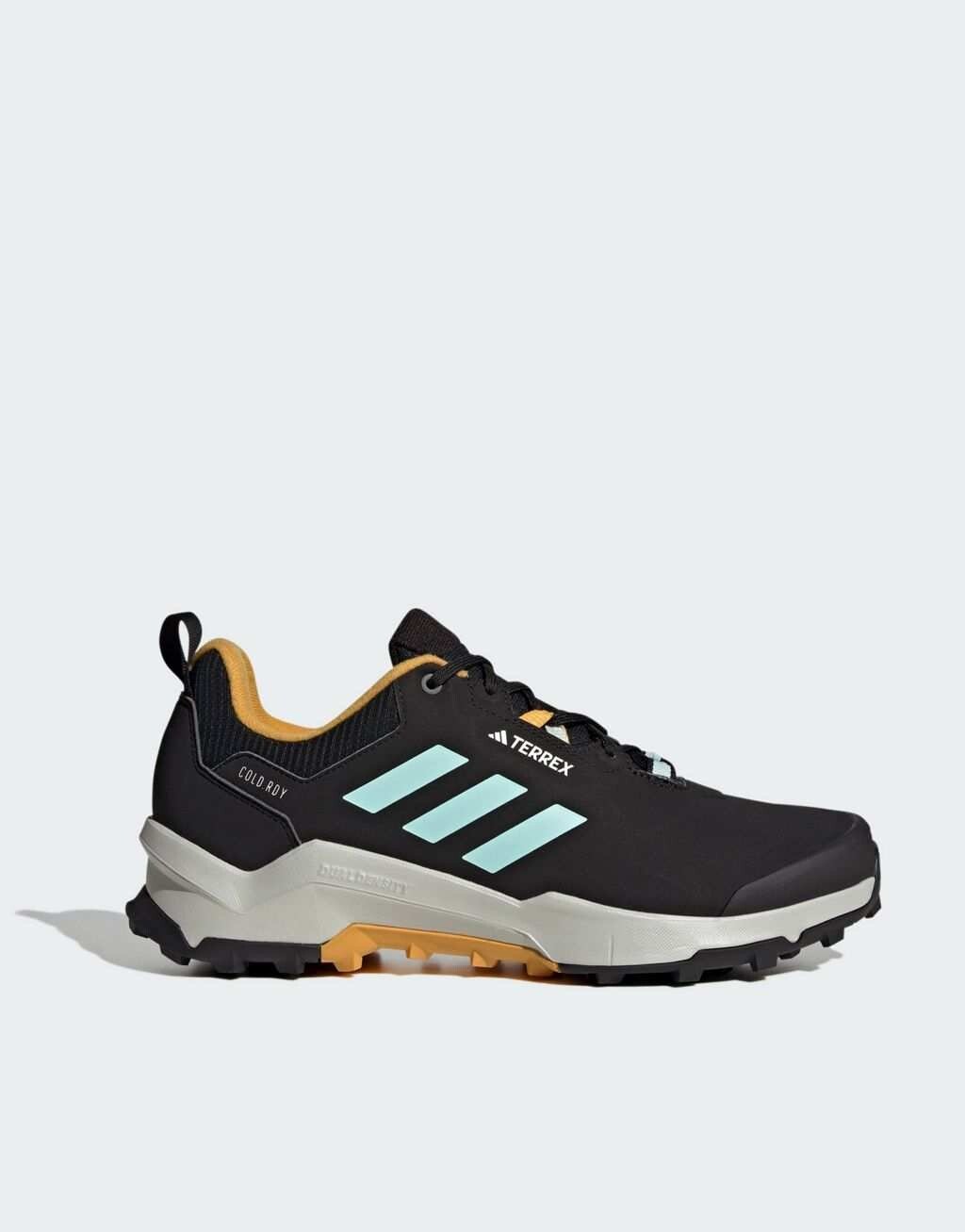 

Черные и бирюзовые низкие походные ботинки adidas terrex ax4 beta