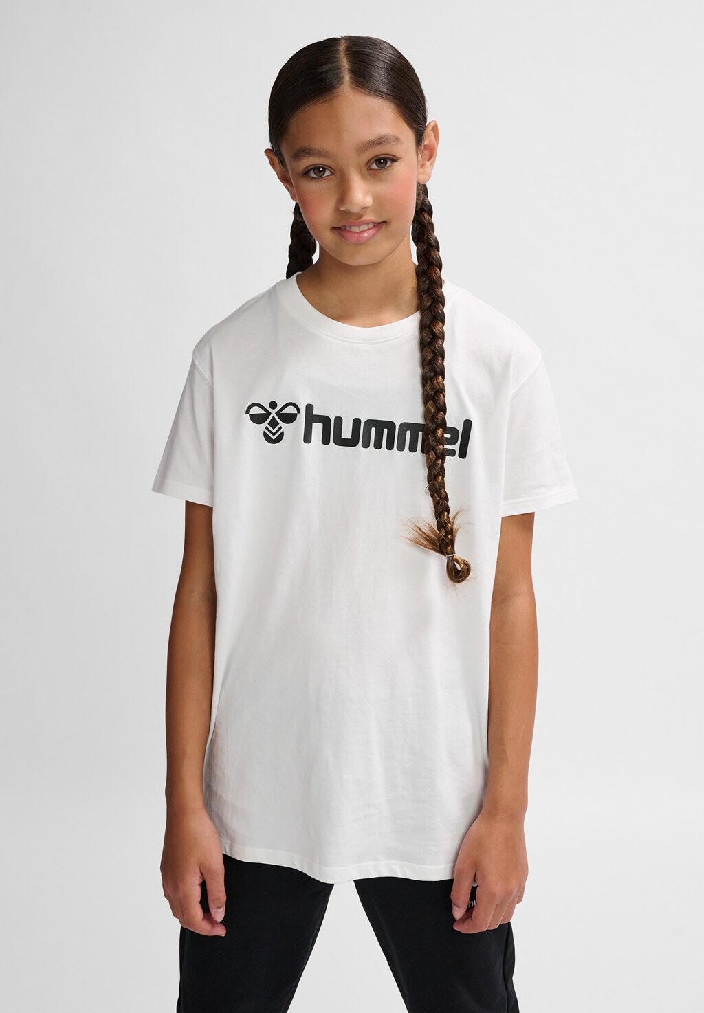 Футболка с принтом UNISEX Hummel, белый