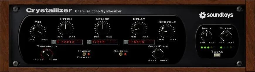 

Плагин синтезатора гранулированного эха Soundtoys Crystallizer