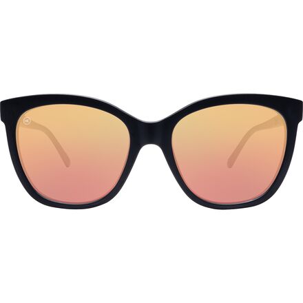 Поляризованные солнцезащитные очки Deja Views Knockaround, цвет Matte Black/Rose Gold цена и фото