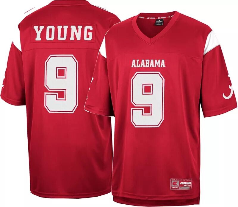 

Colosseum Реплика мужского джерси Alabama Crimson Tide Crimson Bryce Young