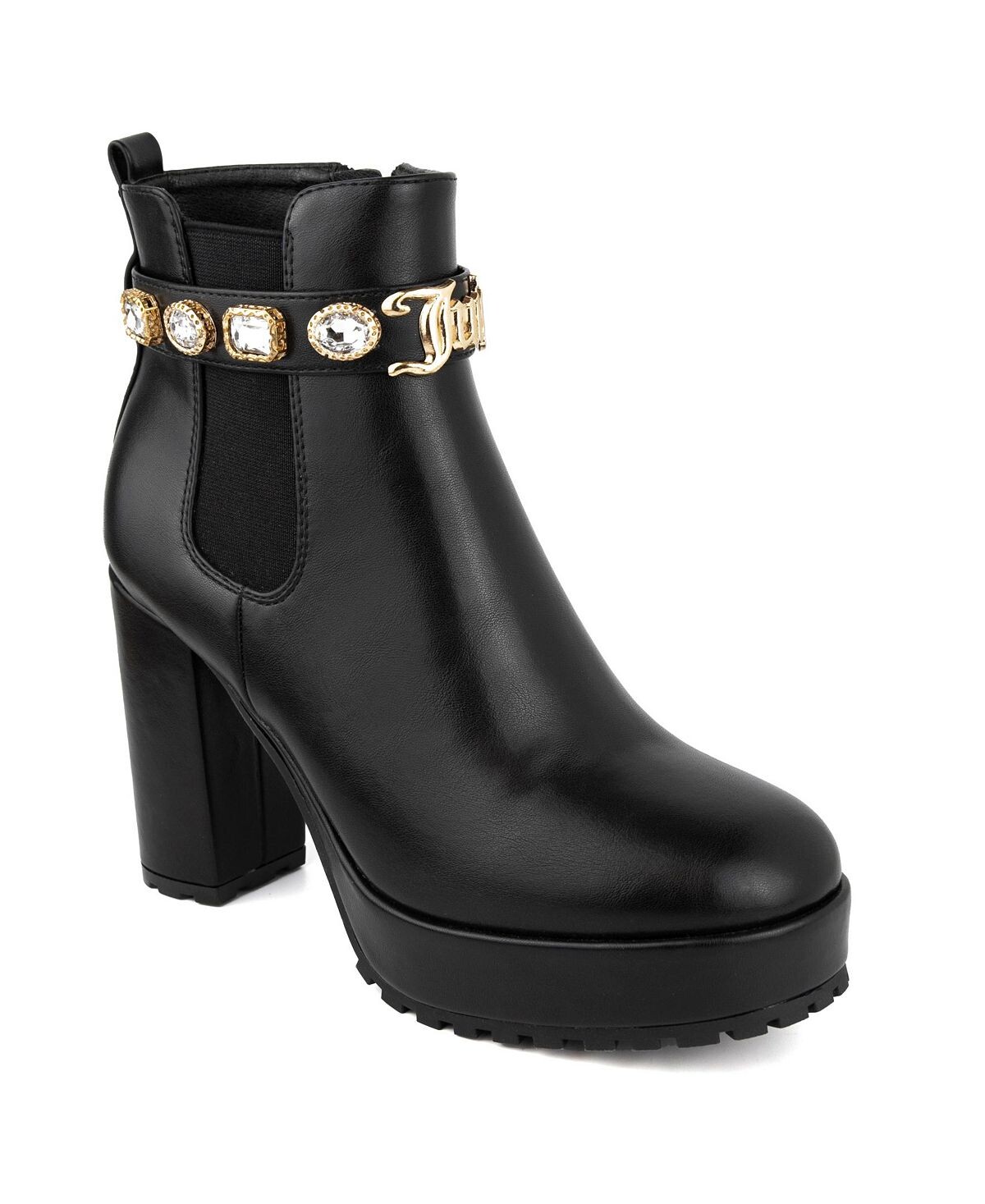 

Женские ботильоны из питона Juicy Couture, черный