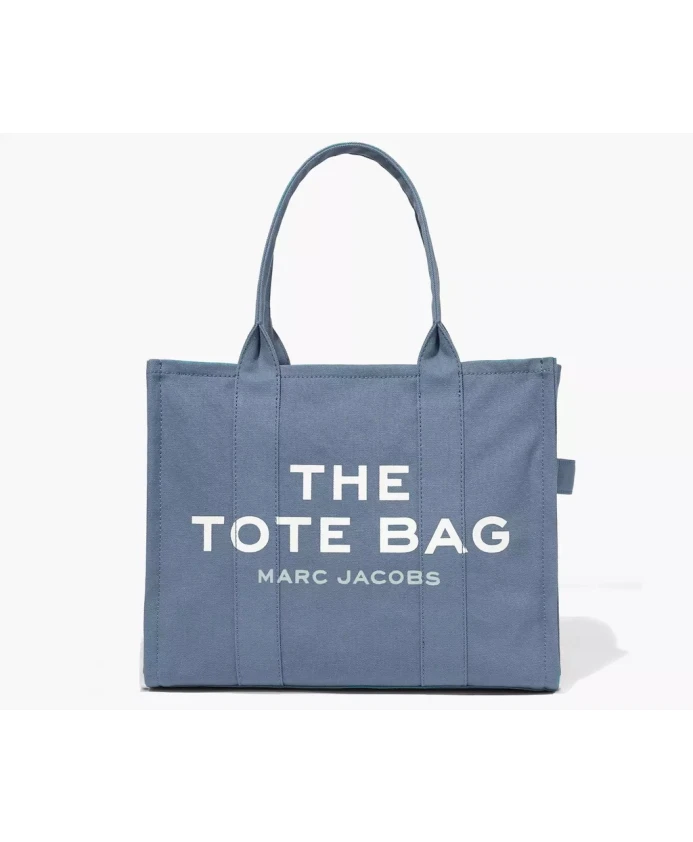 

Стильная сумка тоут из холщовой ткани Marc Jacobs, синий