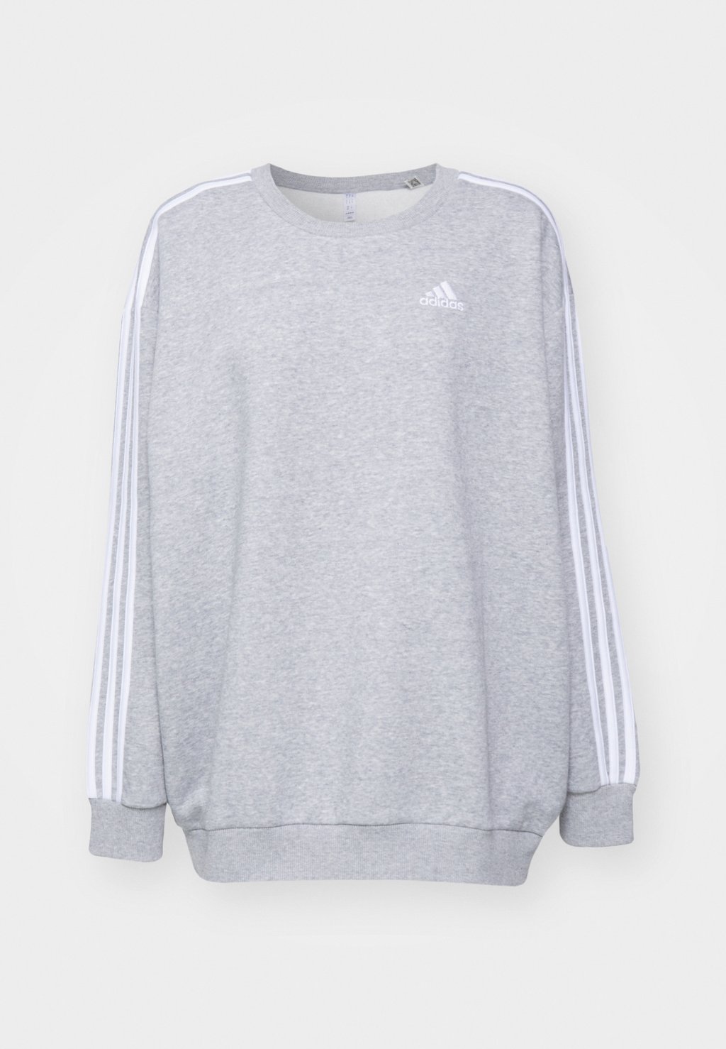 

Свитер Essentials 3 Stripes Oversized adidas Sportswear, серый