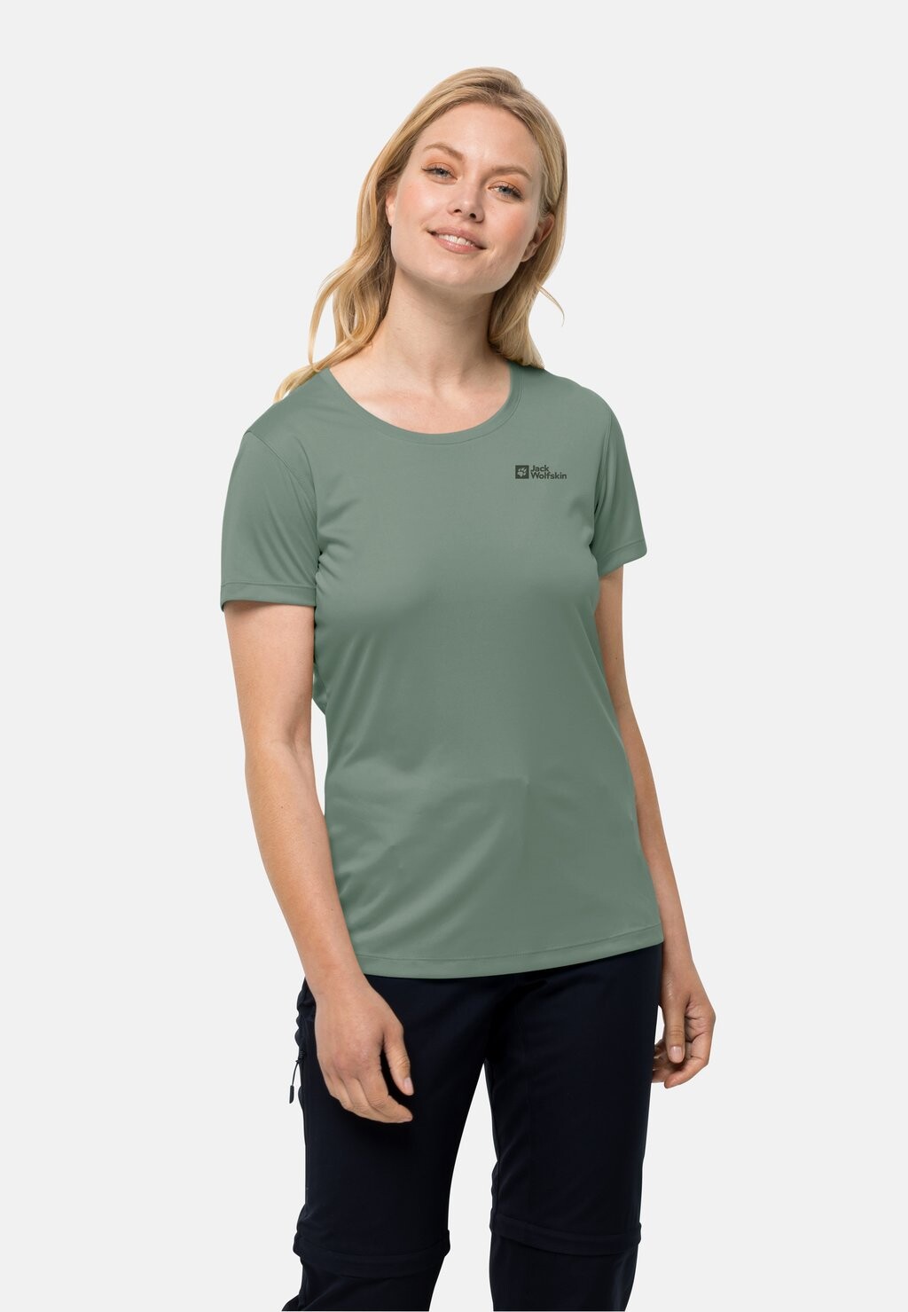 

Футболка базовая TECH Jack Wolfskin, цвет picnic green