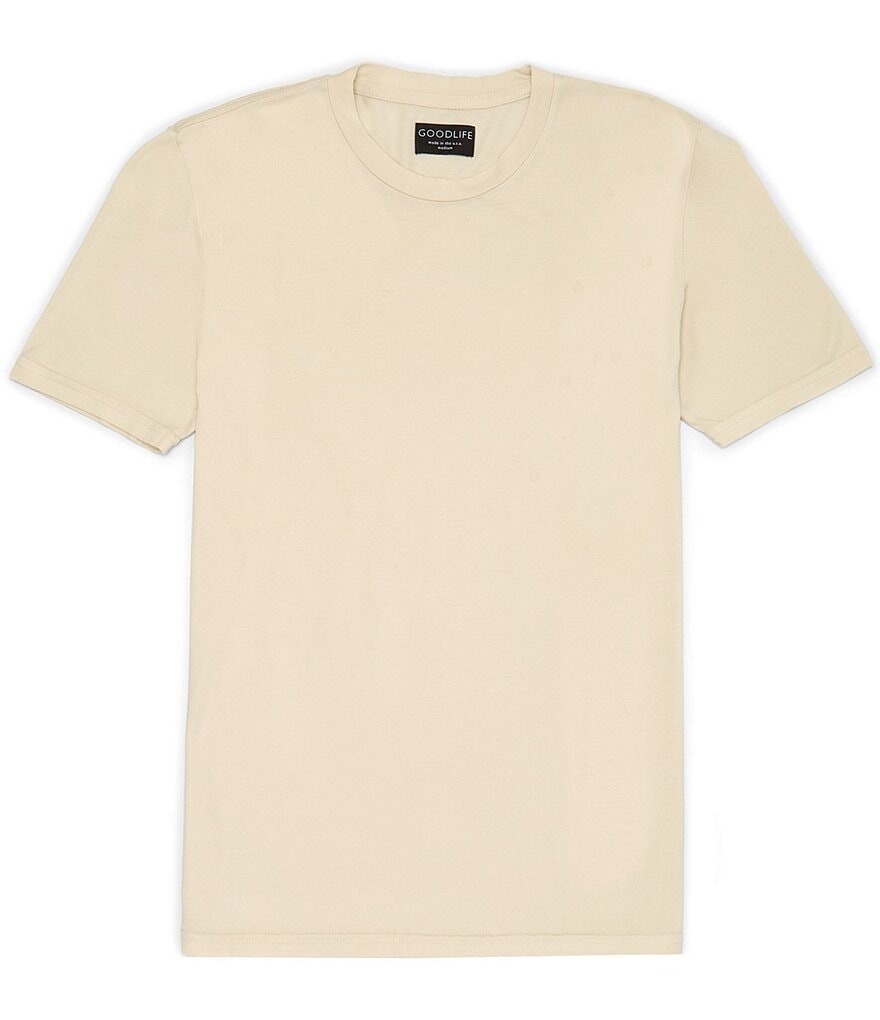 

Хлопковая футболка с короткими рукавами Goodlife Feather Heather Supima, бежевый
