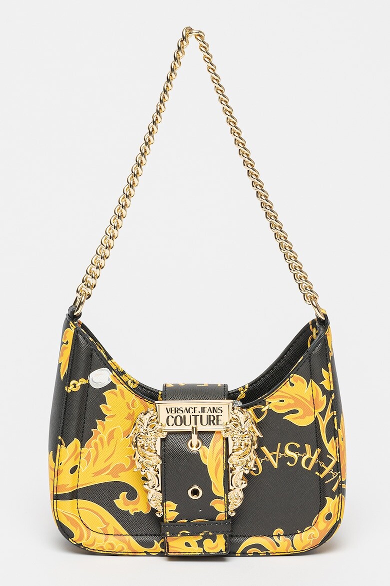 

Сумка из экокожи с узором в стиле барокко Versace Jeans Couture, черный