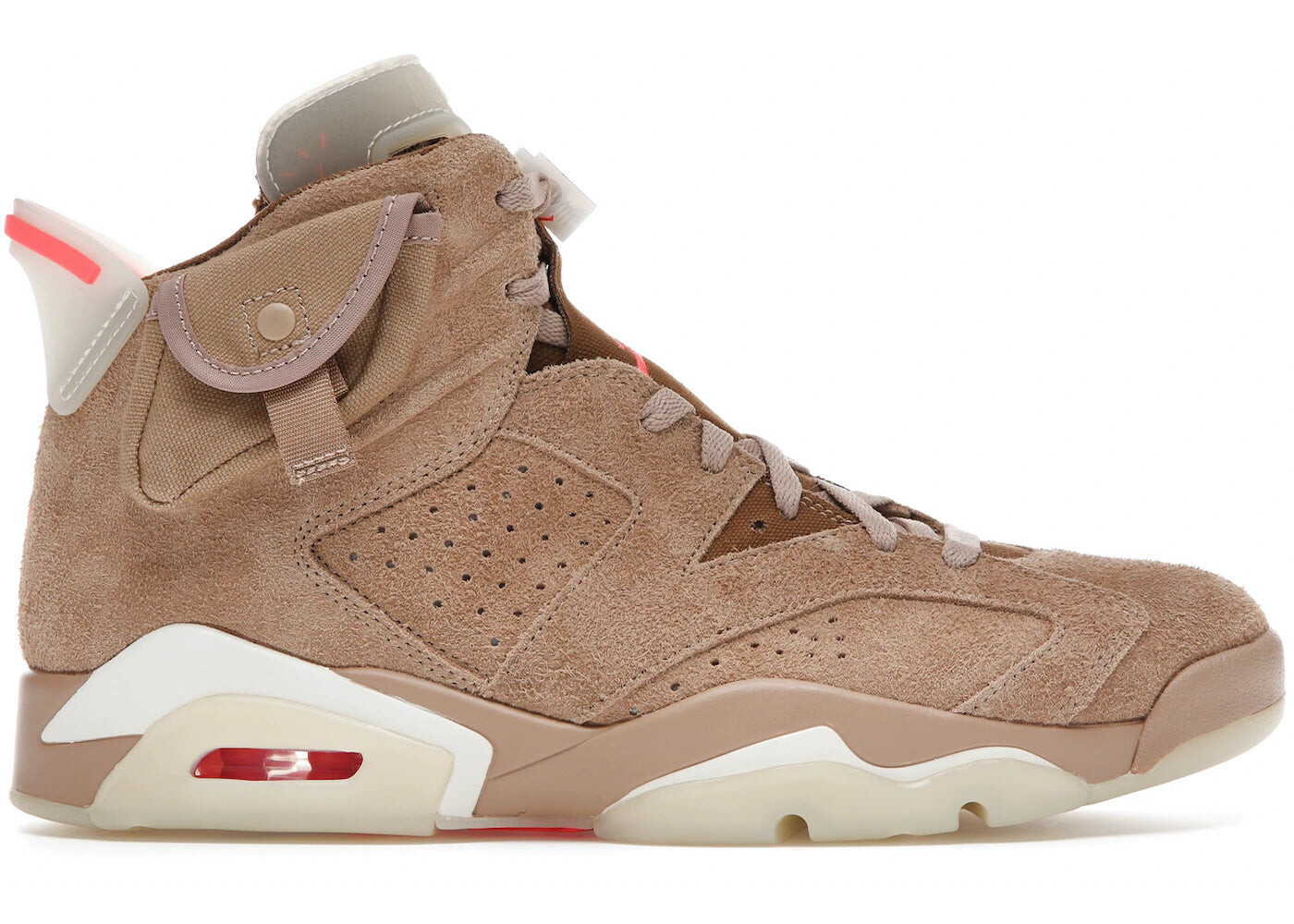 

Кроссовки Nike Air Jordan 6 Retro Travis Scott British Khaki