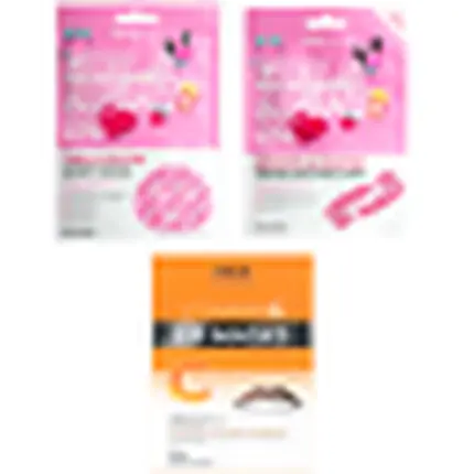 

Тканевая маска Girls Night In Chill & Glow и разглаживающие и успокаивающие патчи для глаз, Face Facts