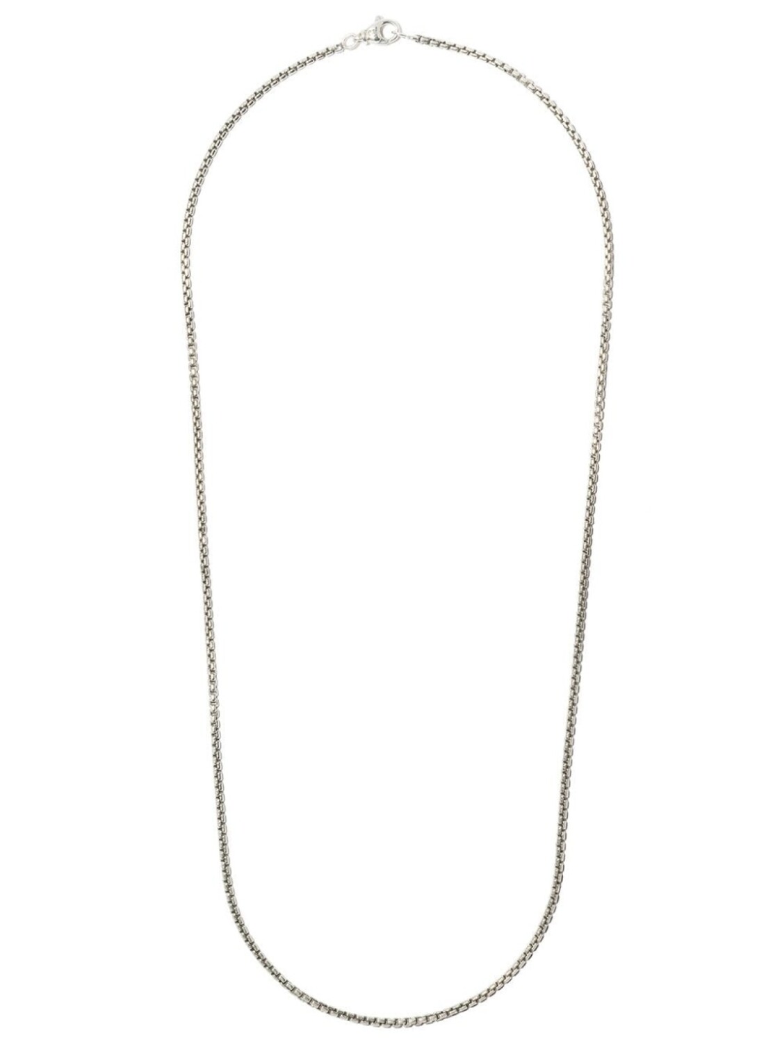 

Серебряное колье Box Chain David Yurman, серебряный