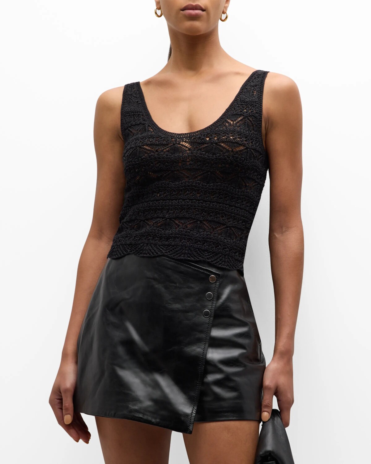 

Укороченная майка Labelle Iro, цвет Black