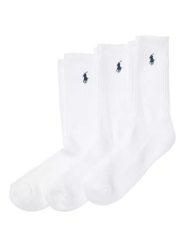 

Носки Ralph Lauren Polo Ralph Lauren Cushioned Sole Cotton 3 шт, белый