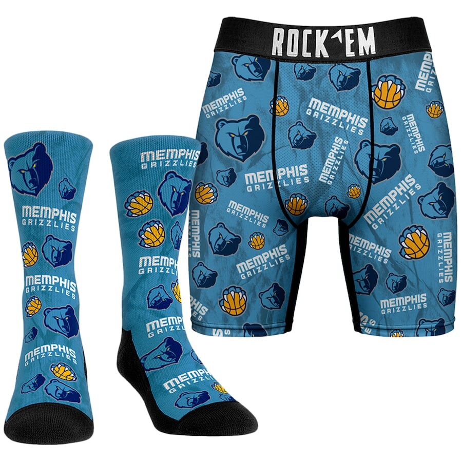 

Боксеры Rock Em Socks Memphis Grizzlies, синий