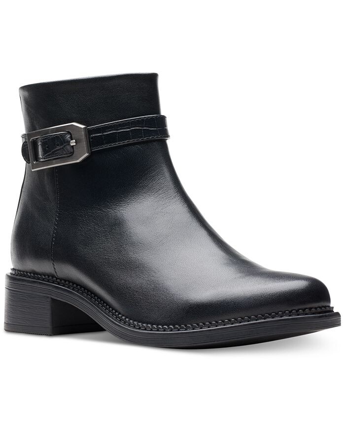 

Женские ботильоны Maye Grace с пряжками до щиколотки Clarks, черный