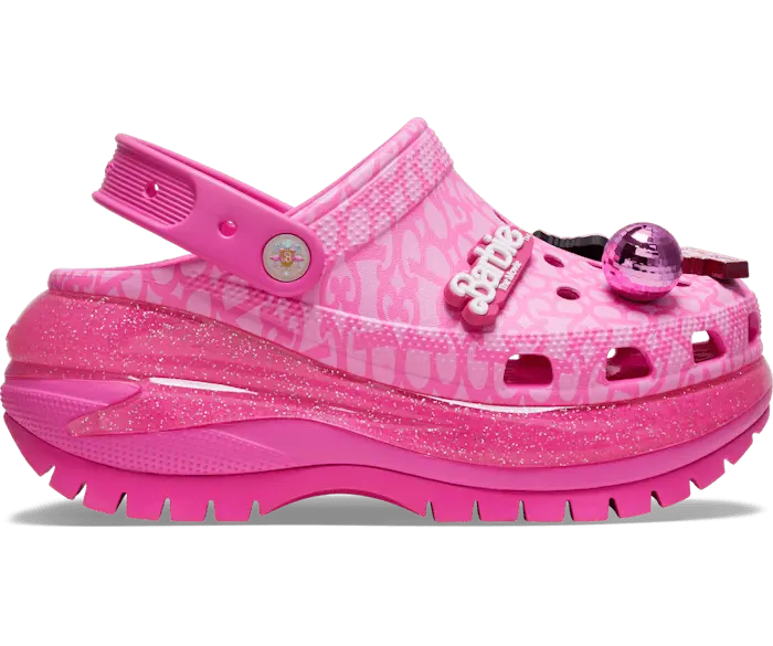 

Сабо Barbie The Movie Mega Crush Crocs женские, цвет Electric Pink