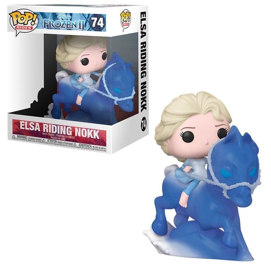 цена Funko POP! Аттракционы, коллекционная фигурка, Frozen, Elsa Riding Nokk, 74 года.