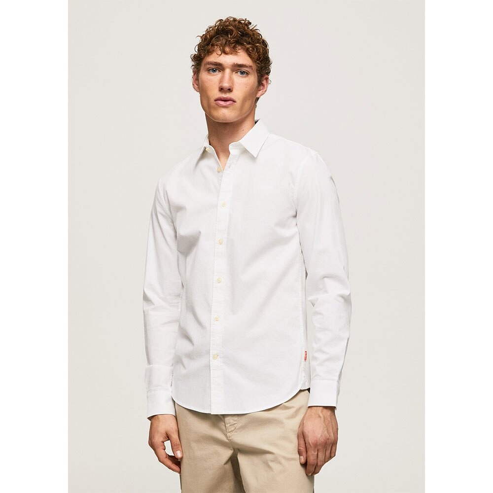 

Рубашка с длинным рукавом Pepe Jeans Limerick, белый