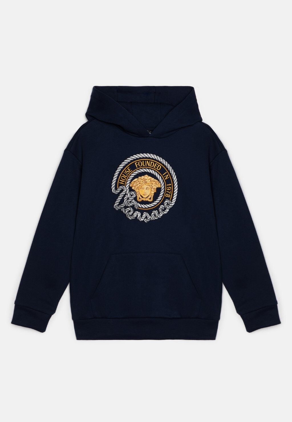 

Толстовка Marine Embroidery Unisex Versace, цвет blue navy/multicolor