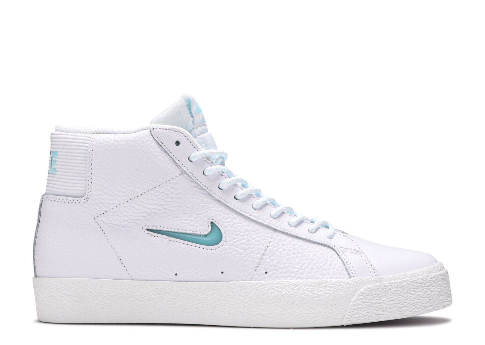 Кроссовки Nike Zoom Blazer Mid Premium Sb 'White Glacier Ice Jewel', белый