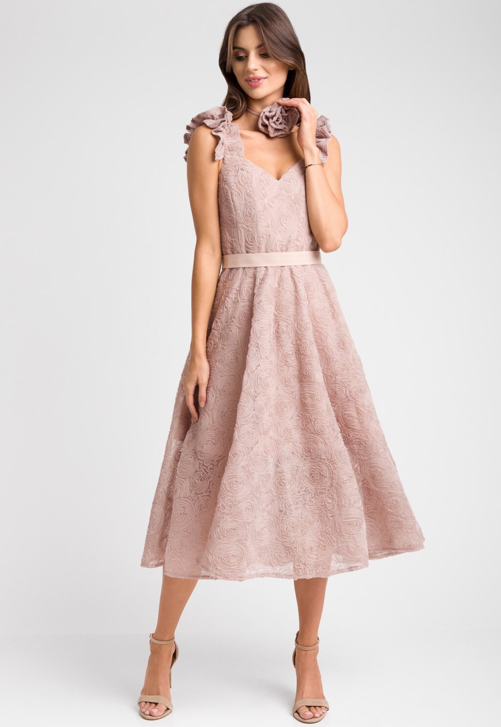 

Коктейльное платье Swing Fashion, бежевый